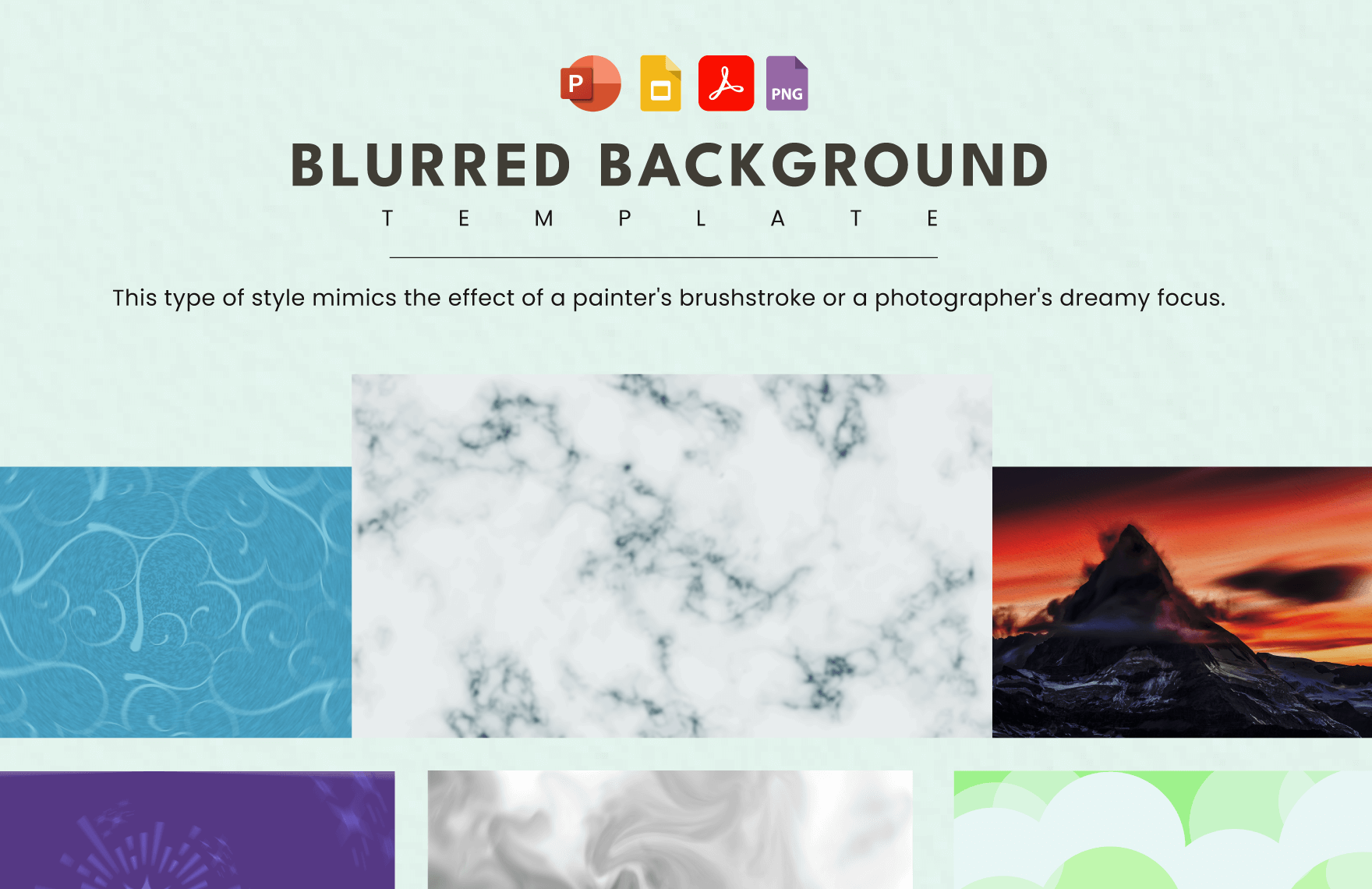 Blurred Background Template