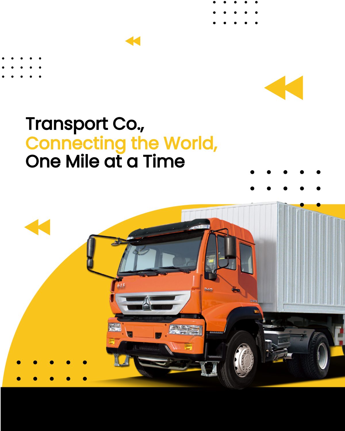 Transport and Logistics Facebook Post Template