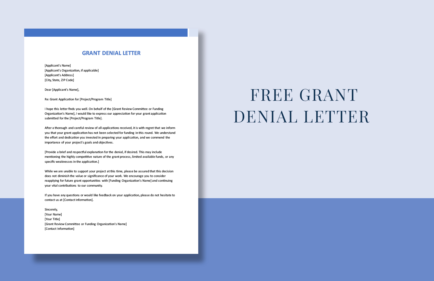 Grant Letter Of Interest