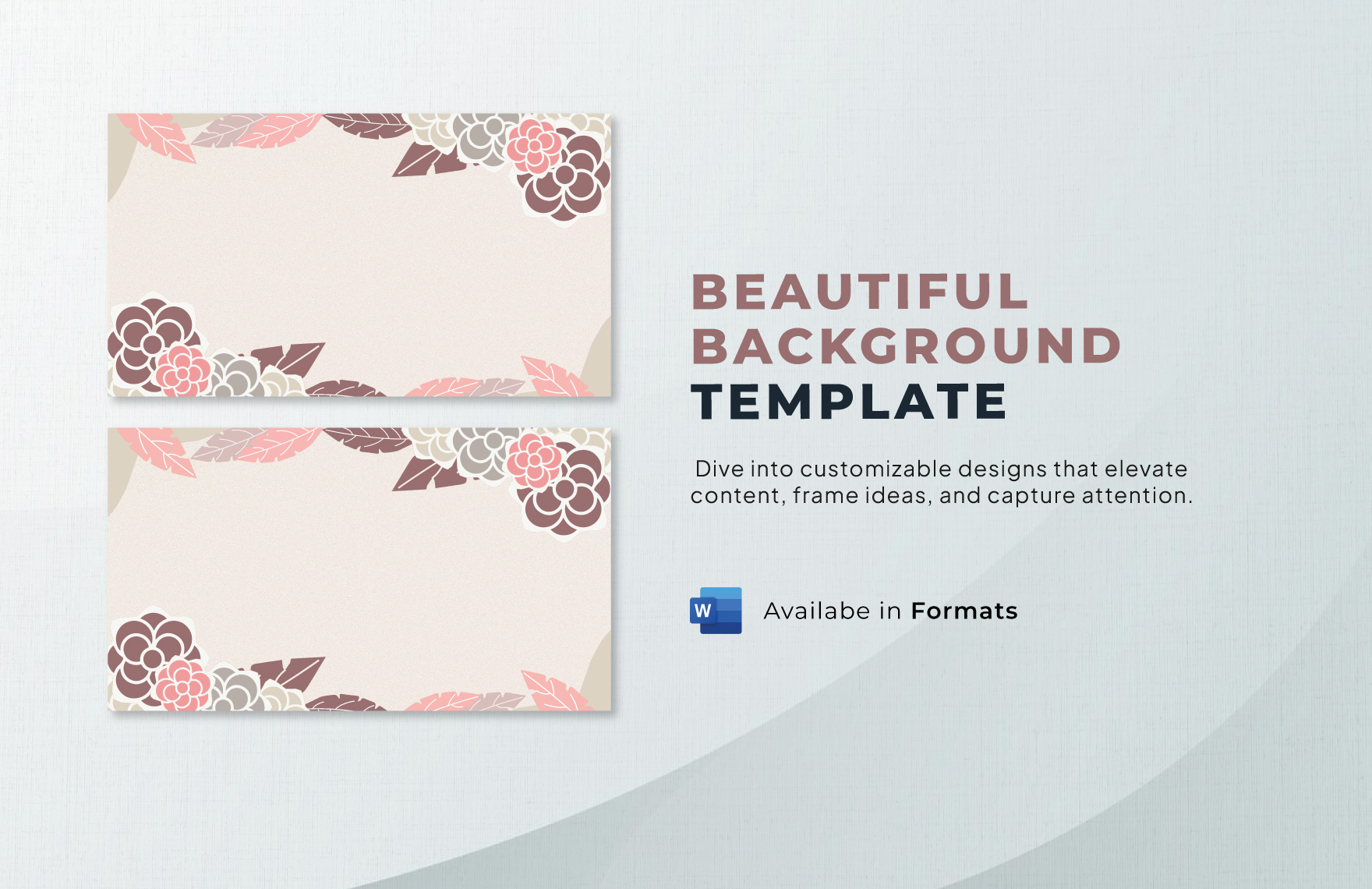 Beautiful Background Template