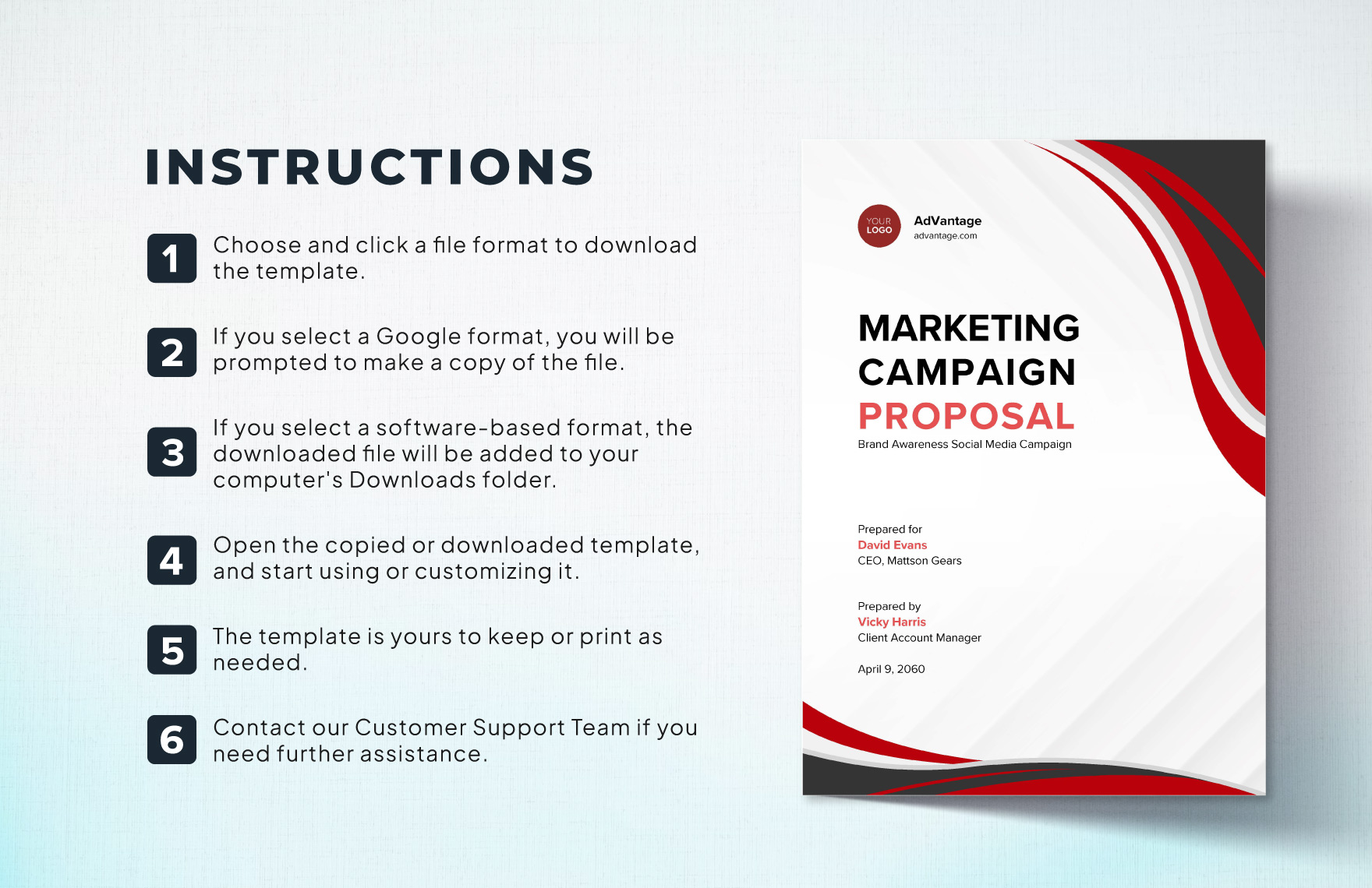 Proposal Cover Page Template