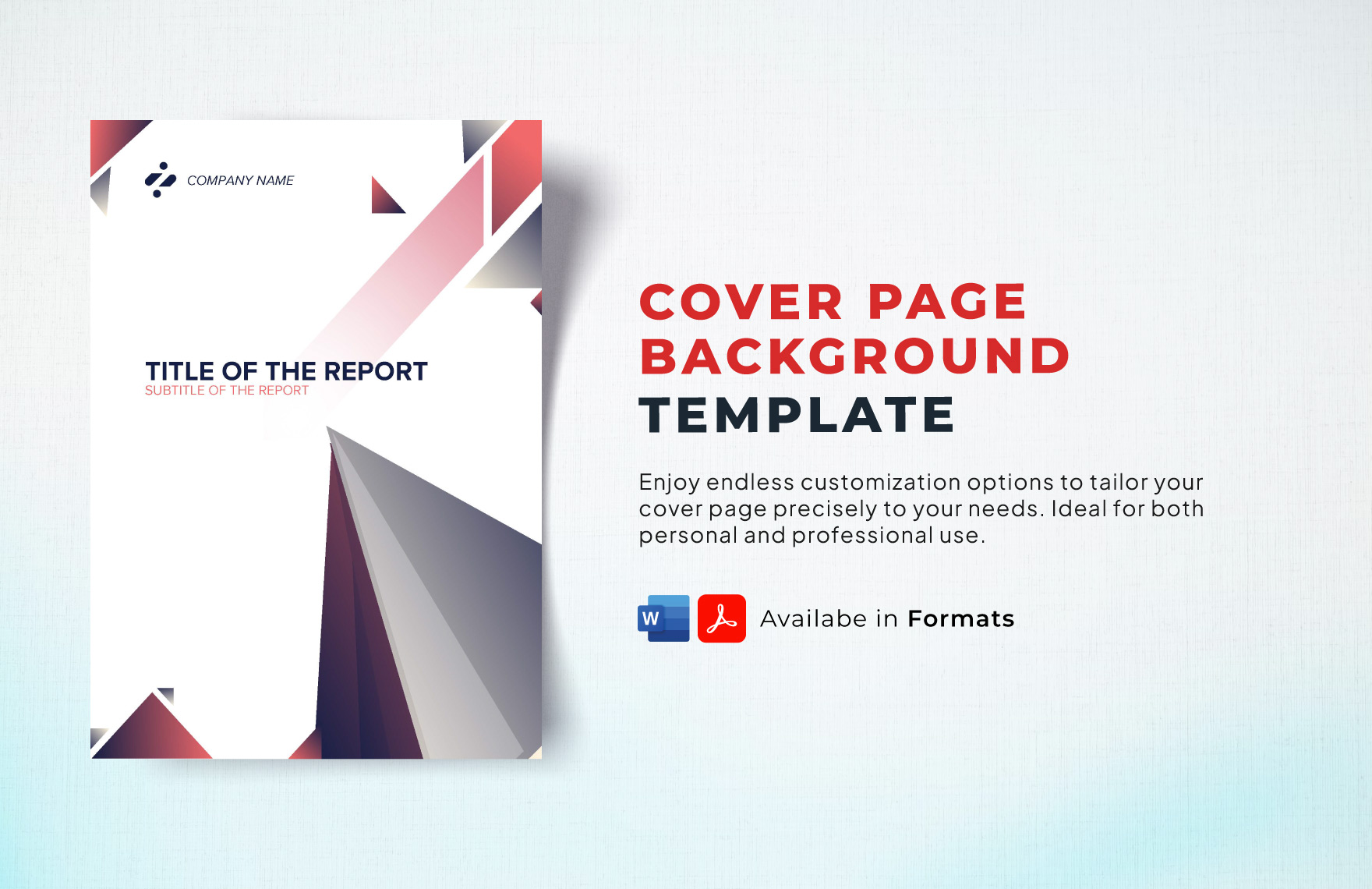 Cover Page Background Template