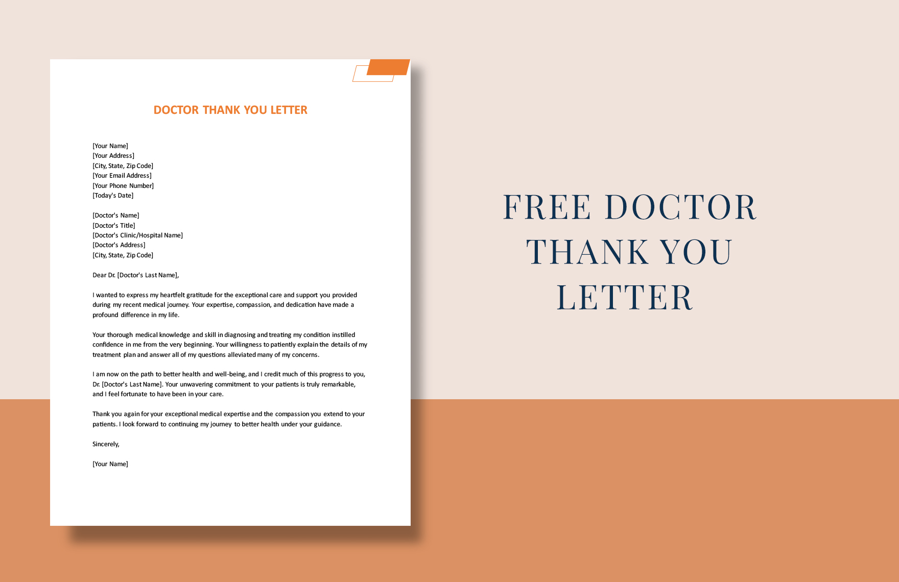 Doctor Thank You Letter