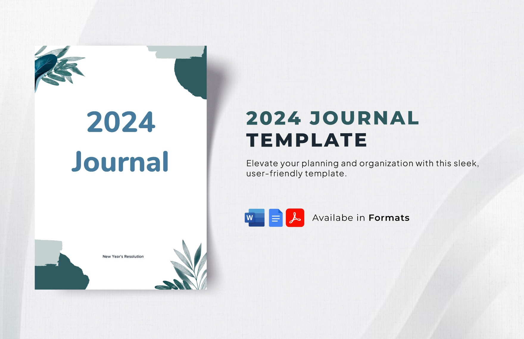 2024 Journal Template in Google Docs, PDF, Word - Download | Template.net