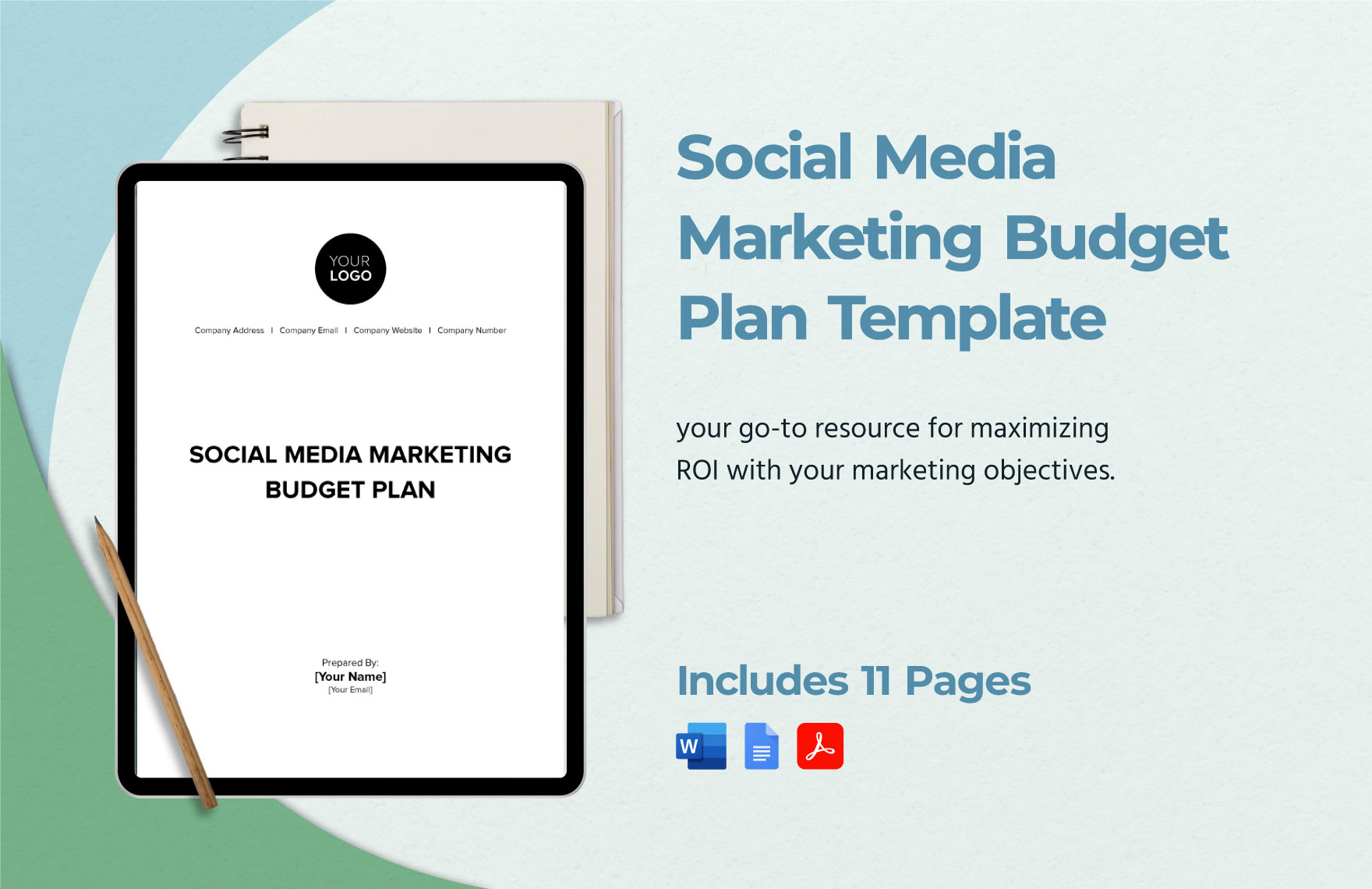 Social Media Marketing Budget Plan Template