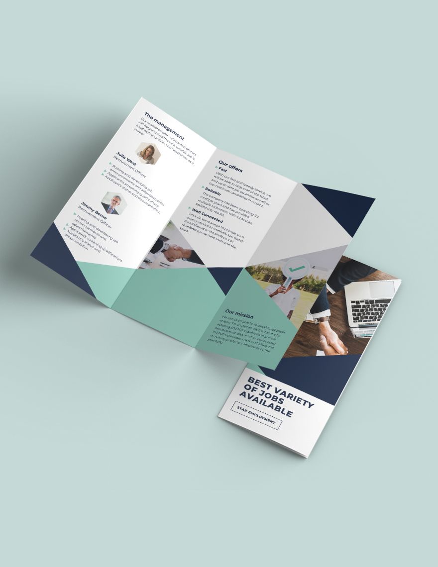 Recruitment Tri-Fold Brochure Template