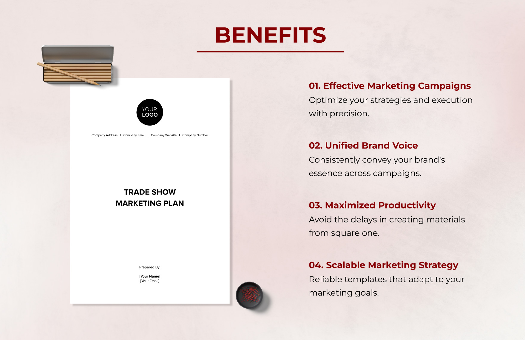 Trade Show Marketing Plan Template