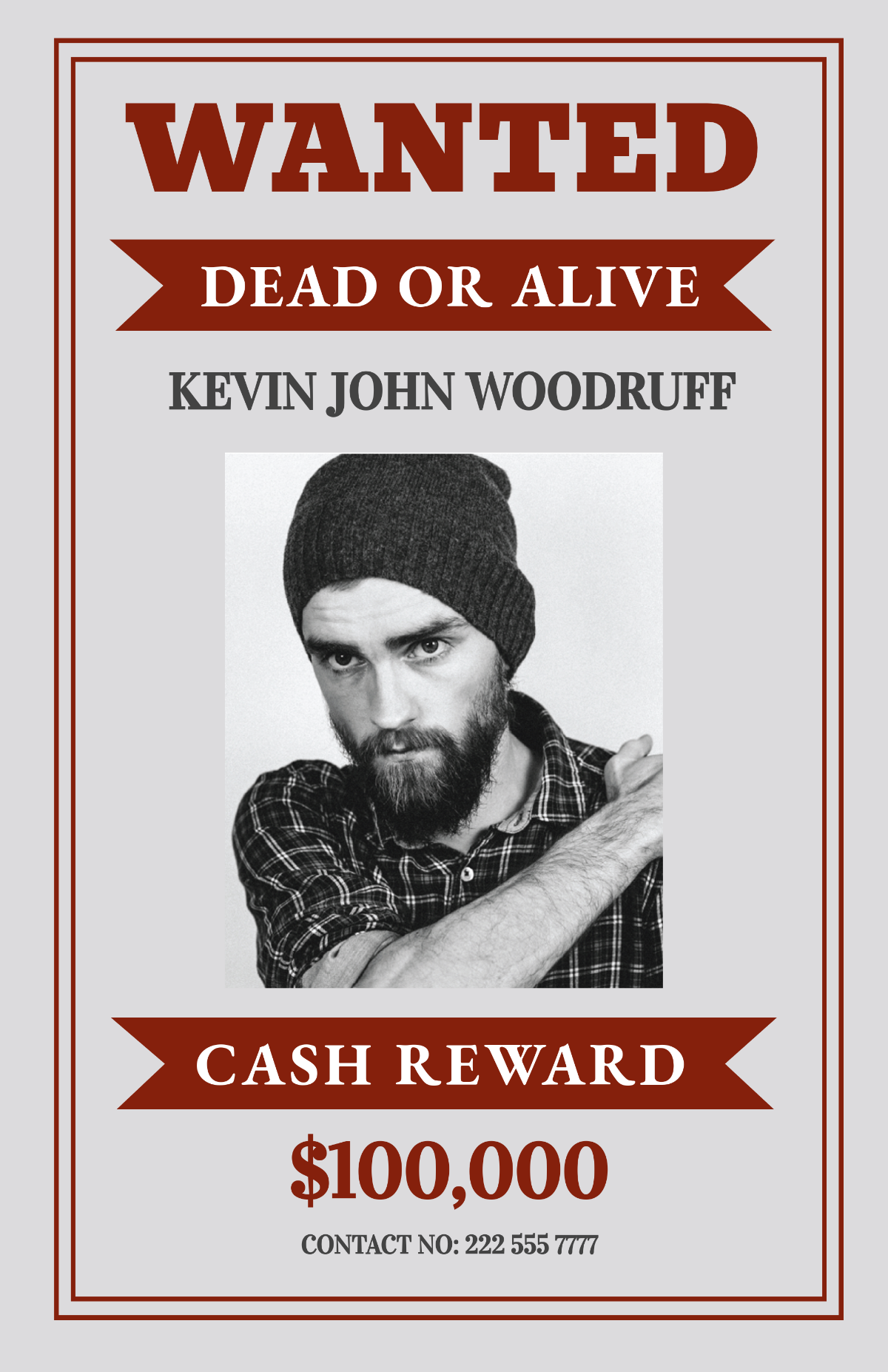 Free Wanted Poster Template