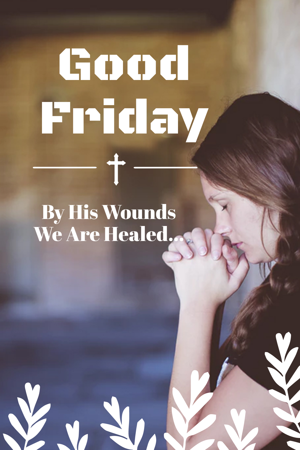 Good Friday Pinterest Pin Template - Edit Online & Download