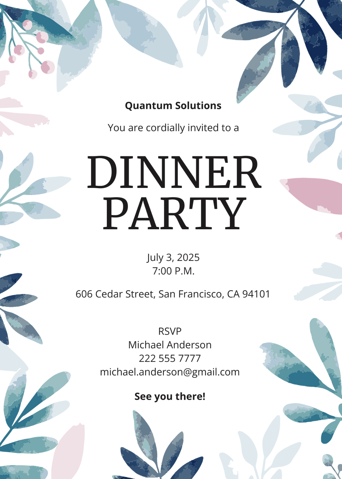 FREE Formal Invitation Templates Formal Event Invitation Word Template ...