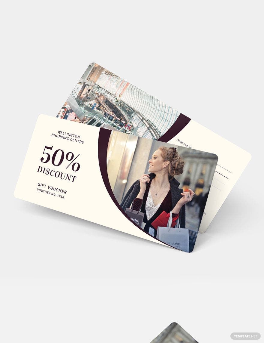 Shopping Gift Voucher Template