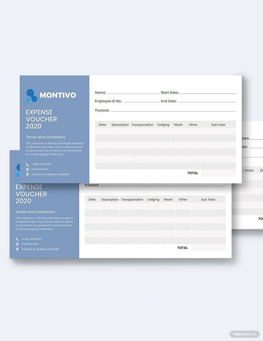 Business Expense Voucher Template