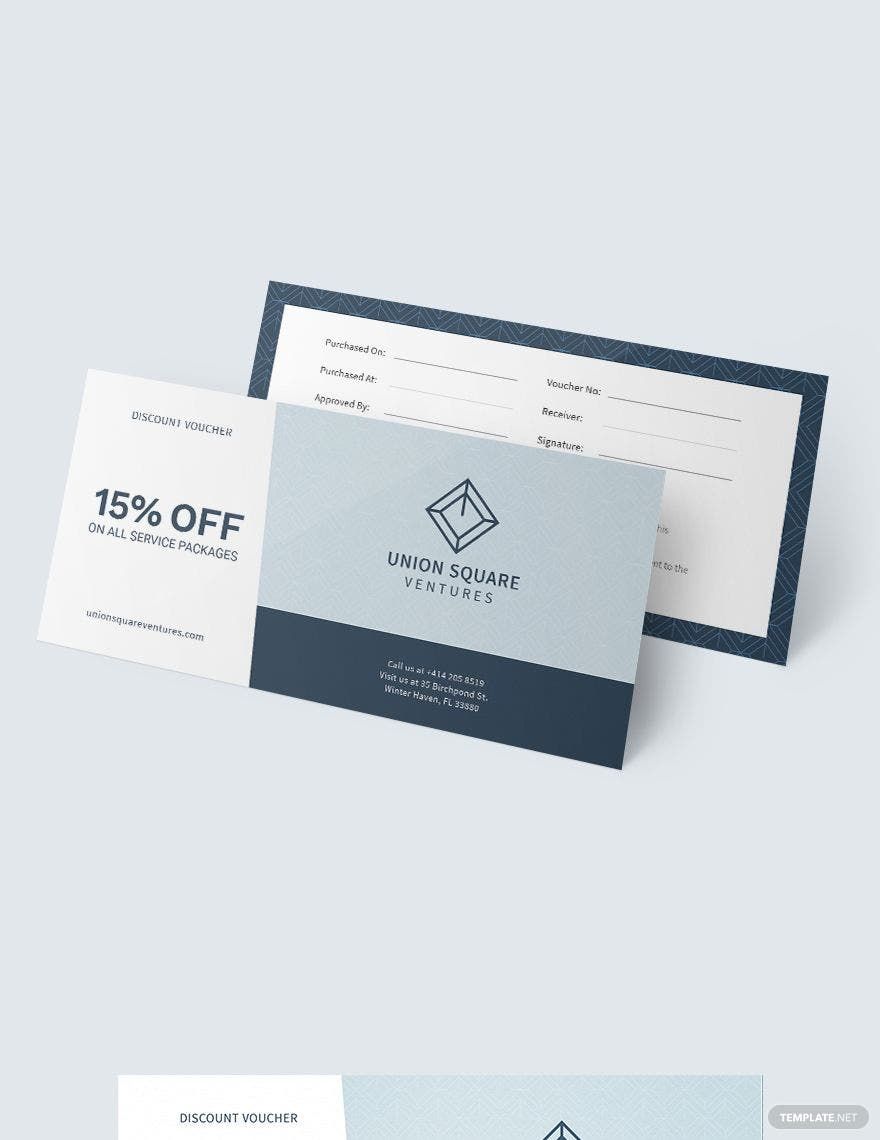 Discount Business Voucher Template