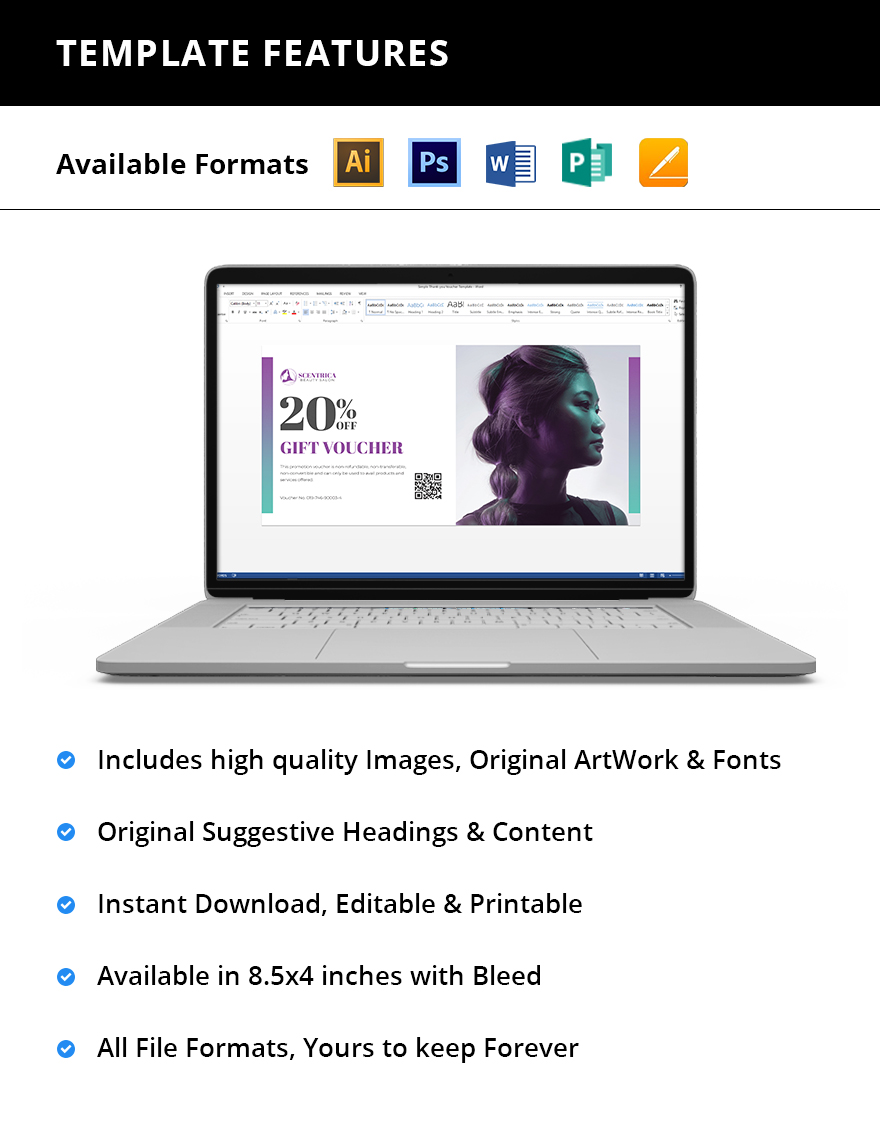 Salon Voucher Template