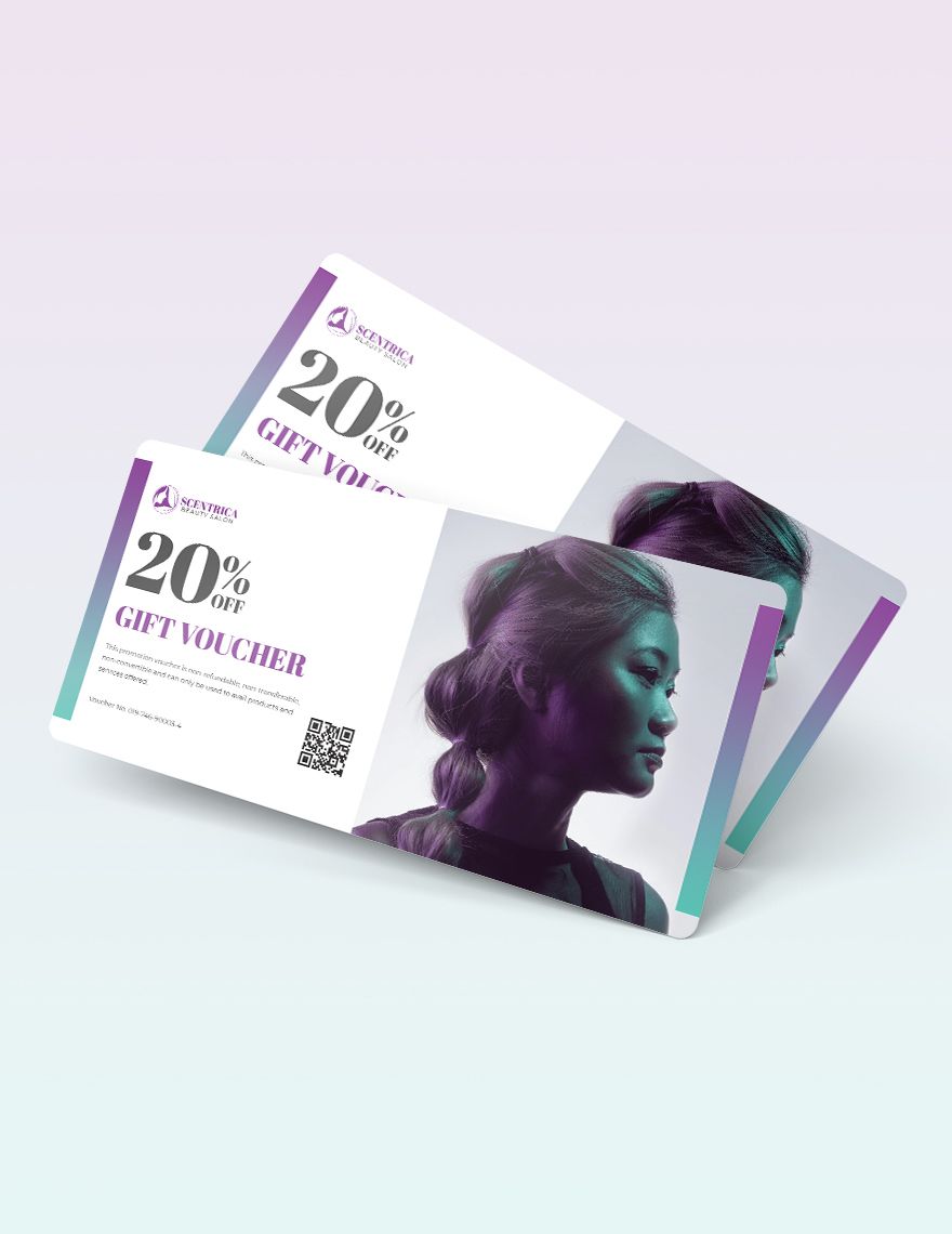 Salon Voucher Template