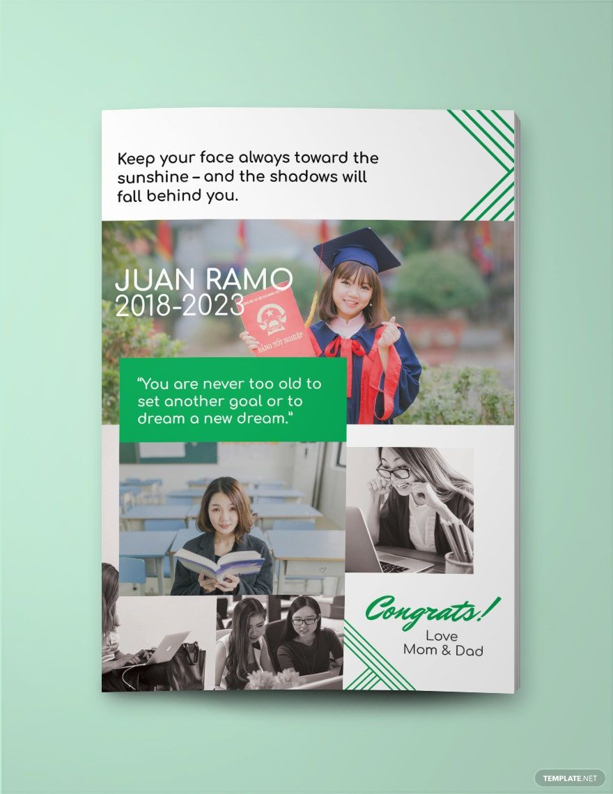 Full Page Senior Yearbook Ad Template in Pages, PSD, Word, InDesign, Publisher, Google Docs - Download | Template.net