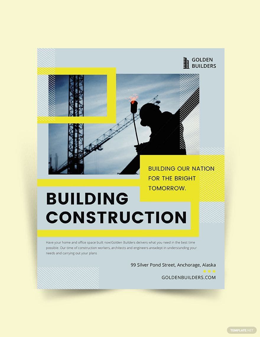 Building Construction Flyer Template