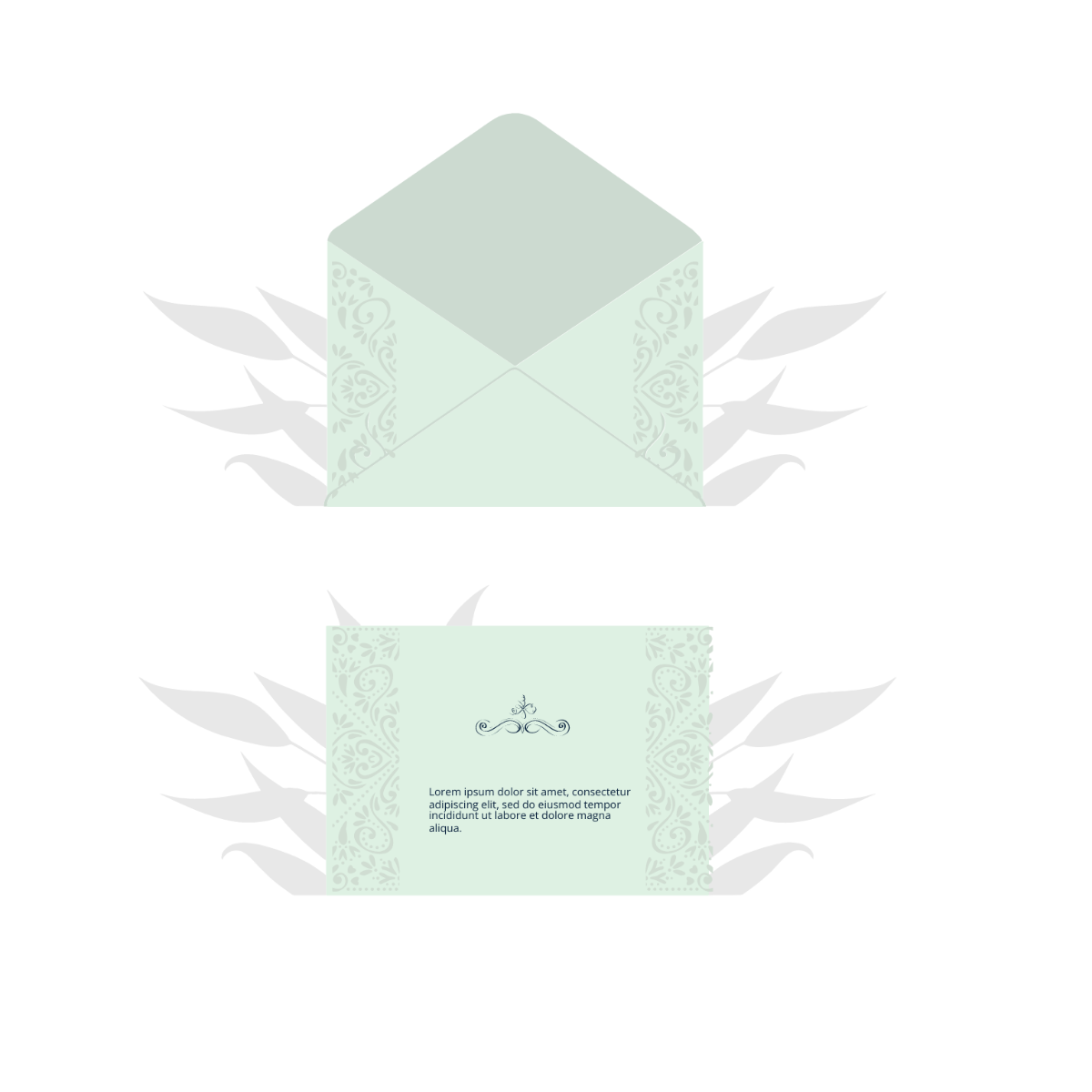 Wedding Envelope Vector Template - Edit Online & Download