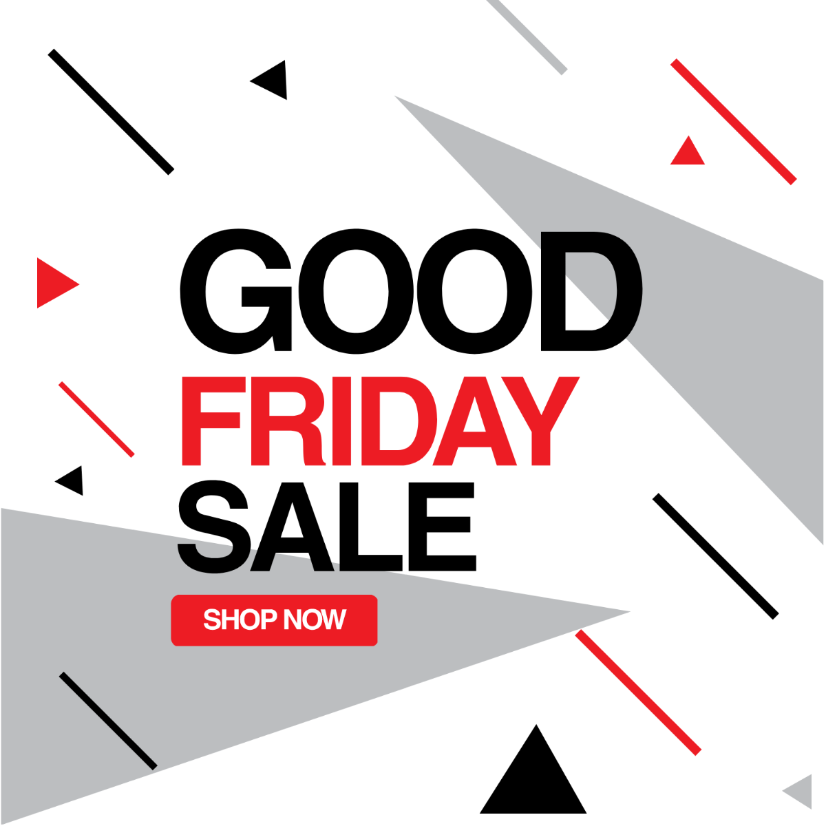 Good Friday Discount Vector Template - Edit Online & Download Example ...