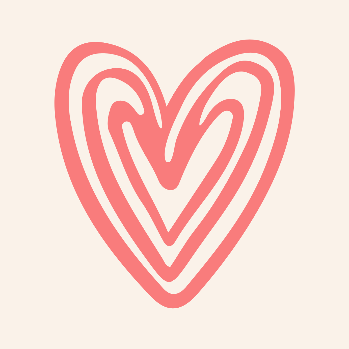 Hand Drawn Heart Vector Template - Edit Online & Download