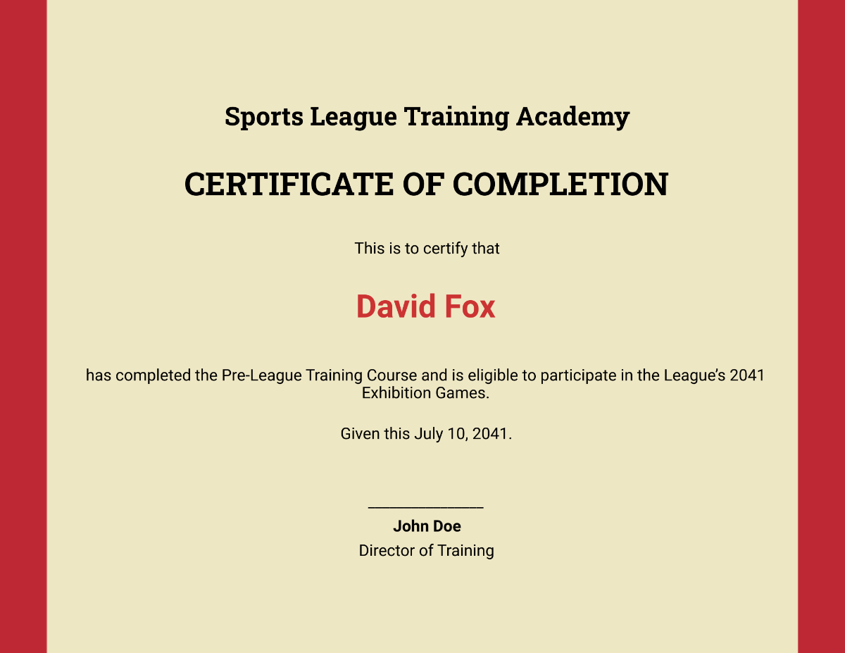 Basketball Training Certificate Template - Edit Online & Download