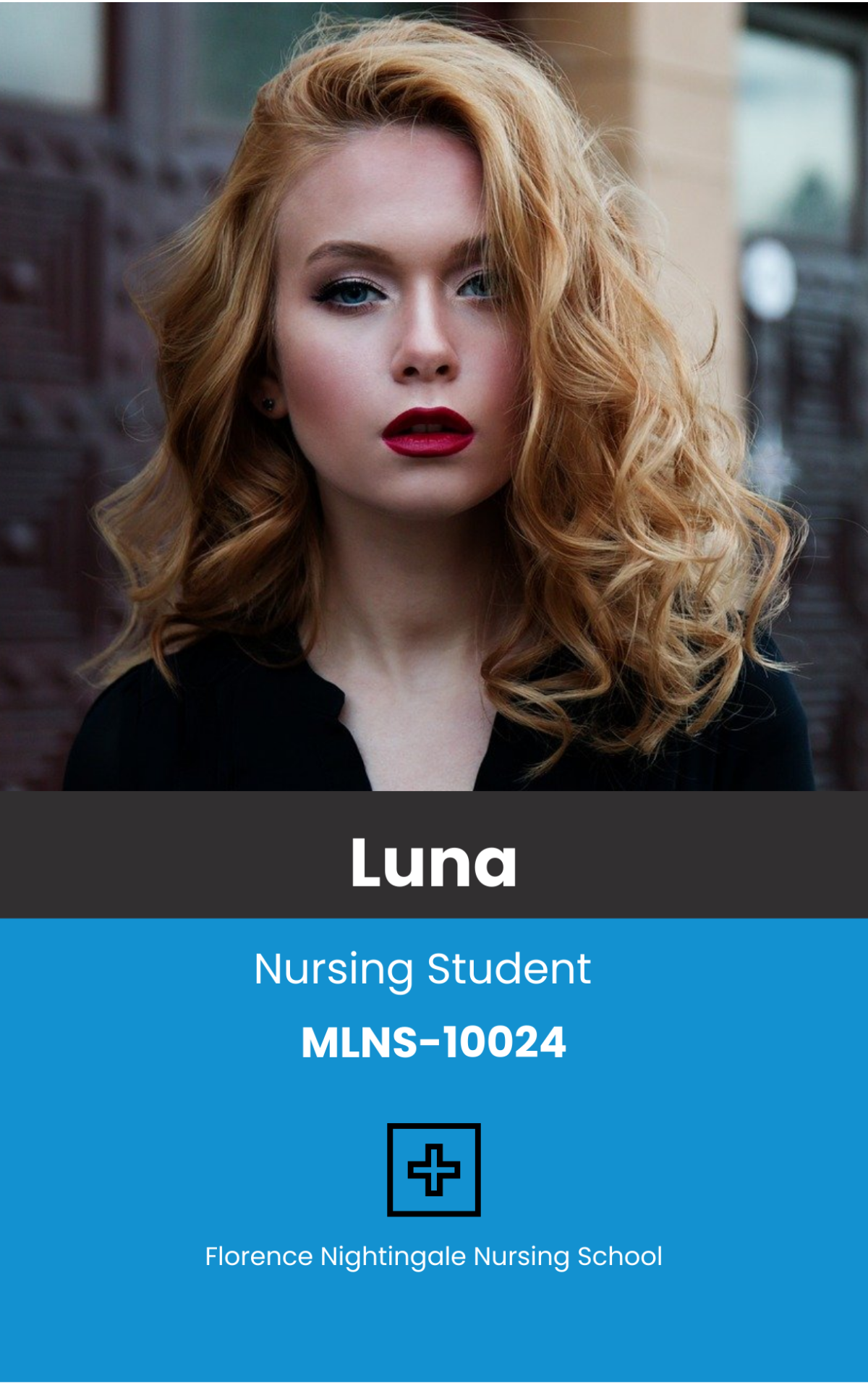 Free Nursing School ID Card Template