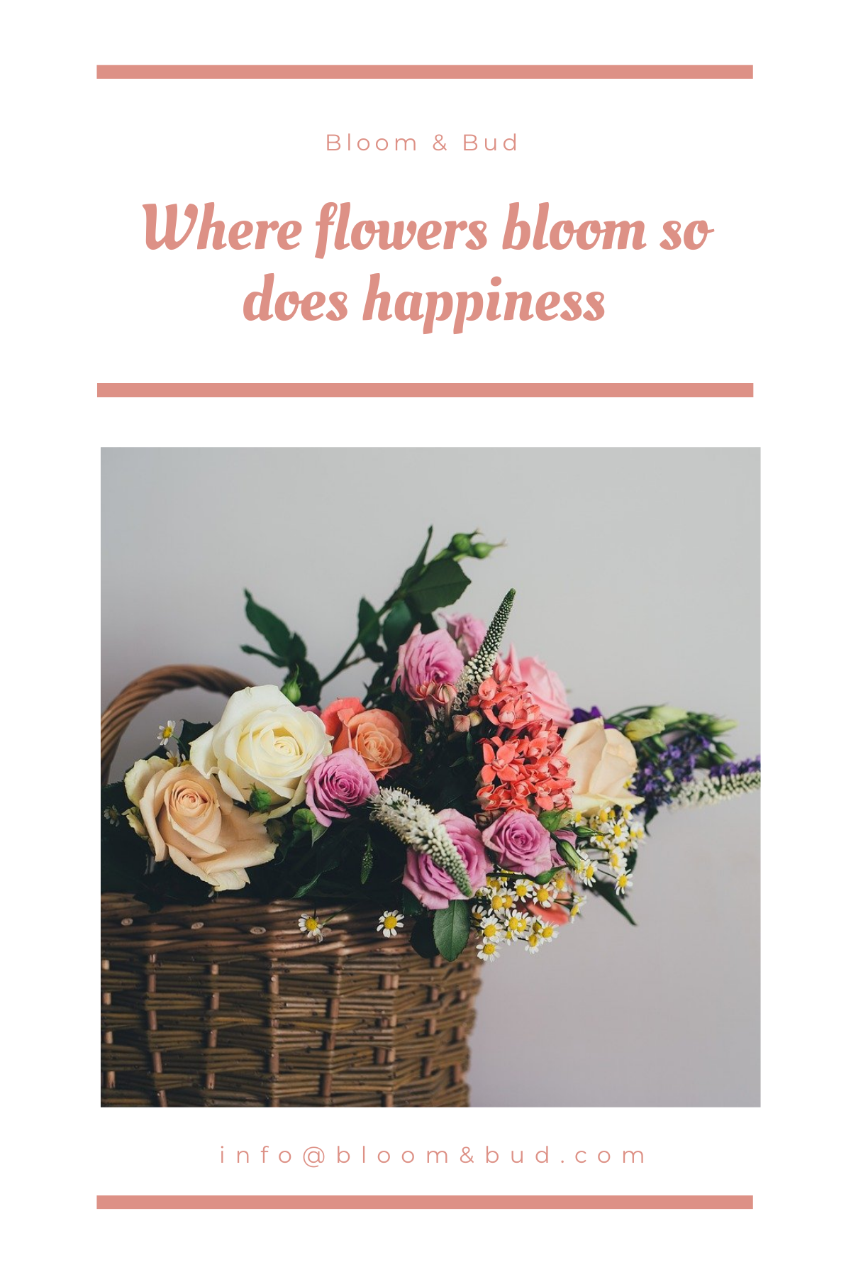 Flower Shop Pinterest Pin Template - Edit Online & Download