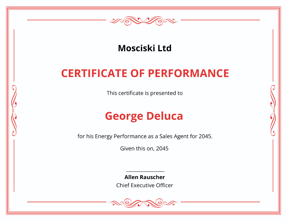 Energy Performance Certificate Template - Edit Online & Download