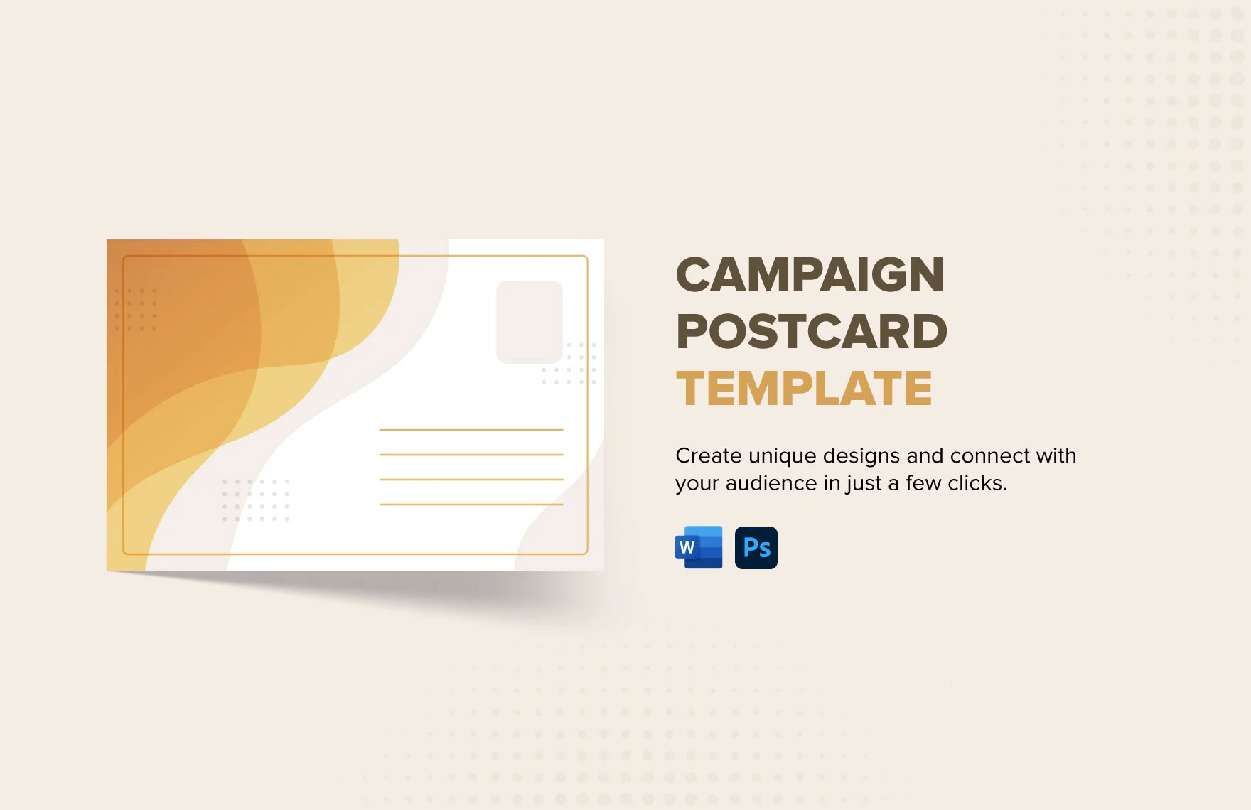 Campaign Postcard Template