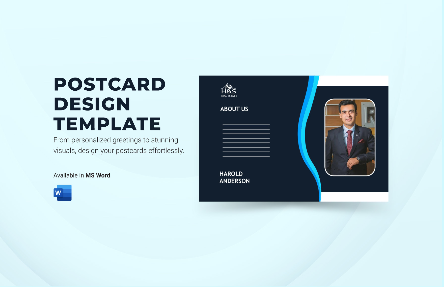 Postcard Design Template