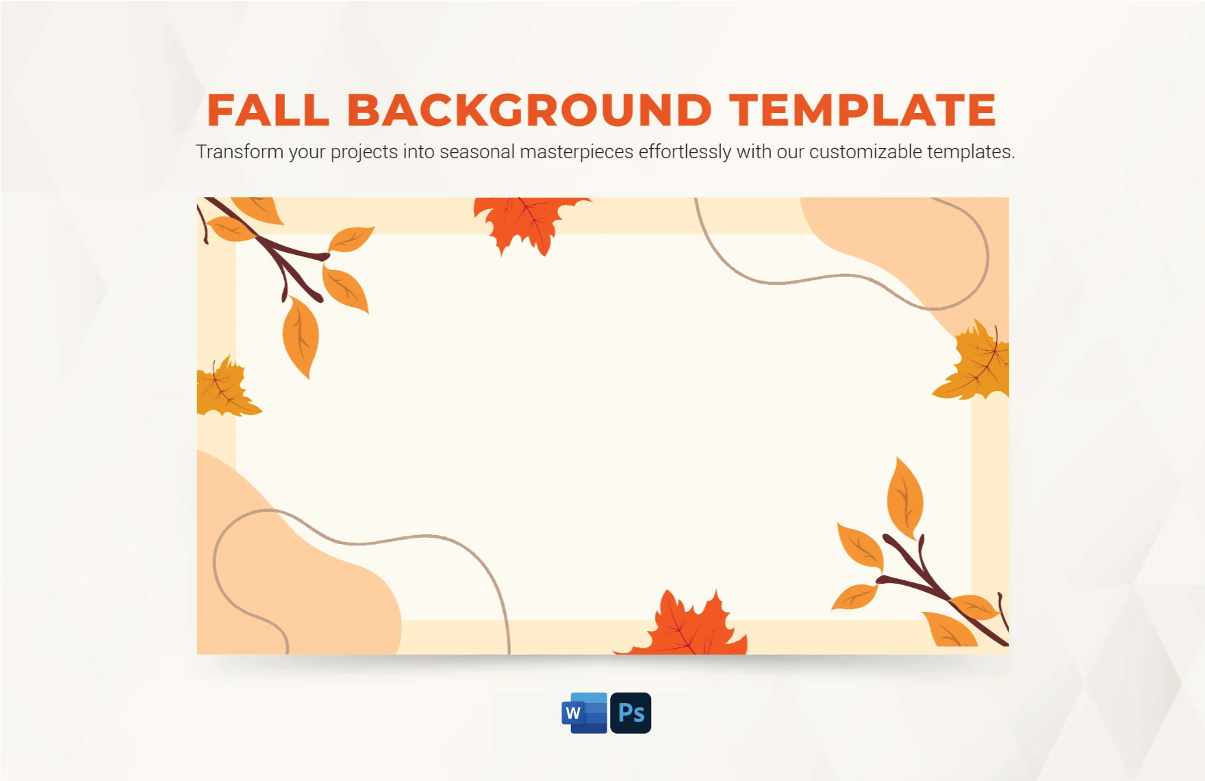 Fall Background Template