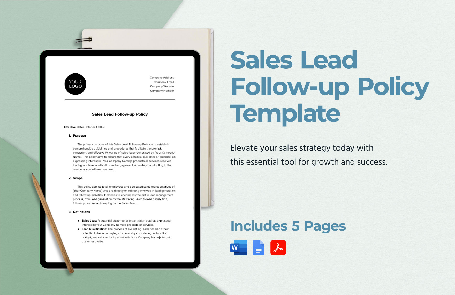 Sales Lead Follow-up Policy Template