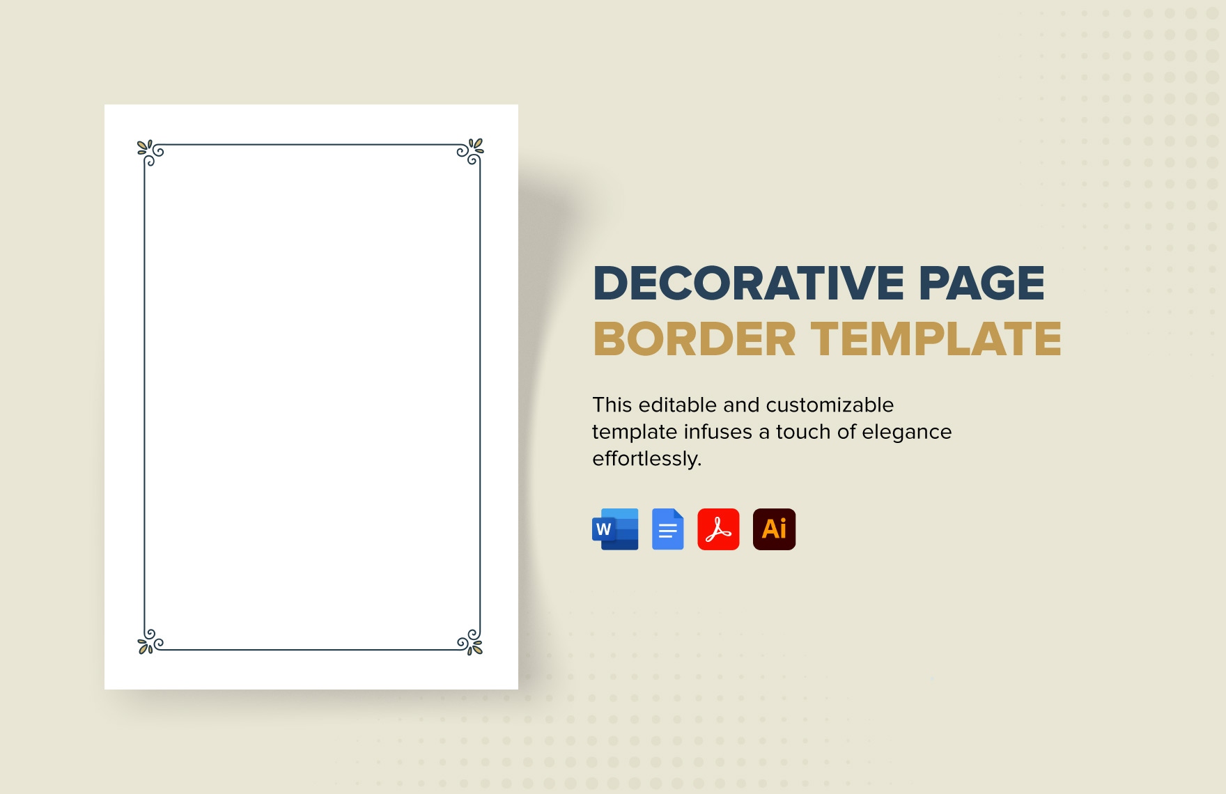 Free Page Border Design For Word - Infoupdate.org