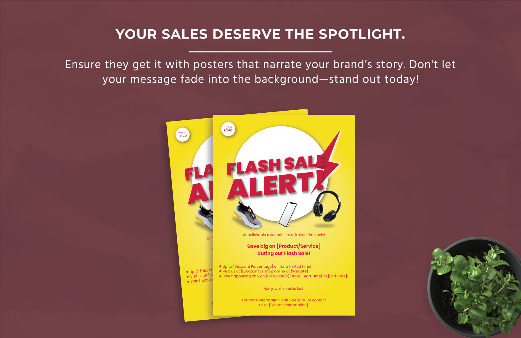 Flash Sale Poster Template