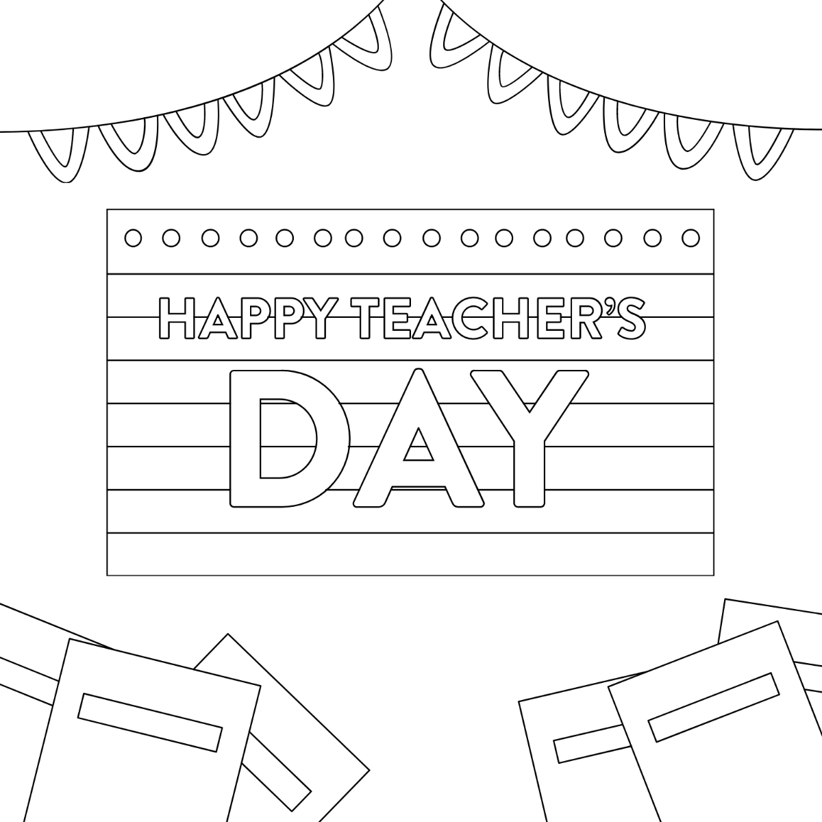 Teachers Day Design Drawing Template - Edit Online & Download