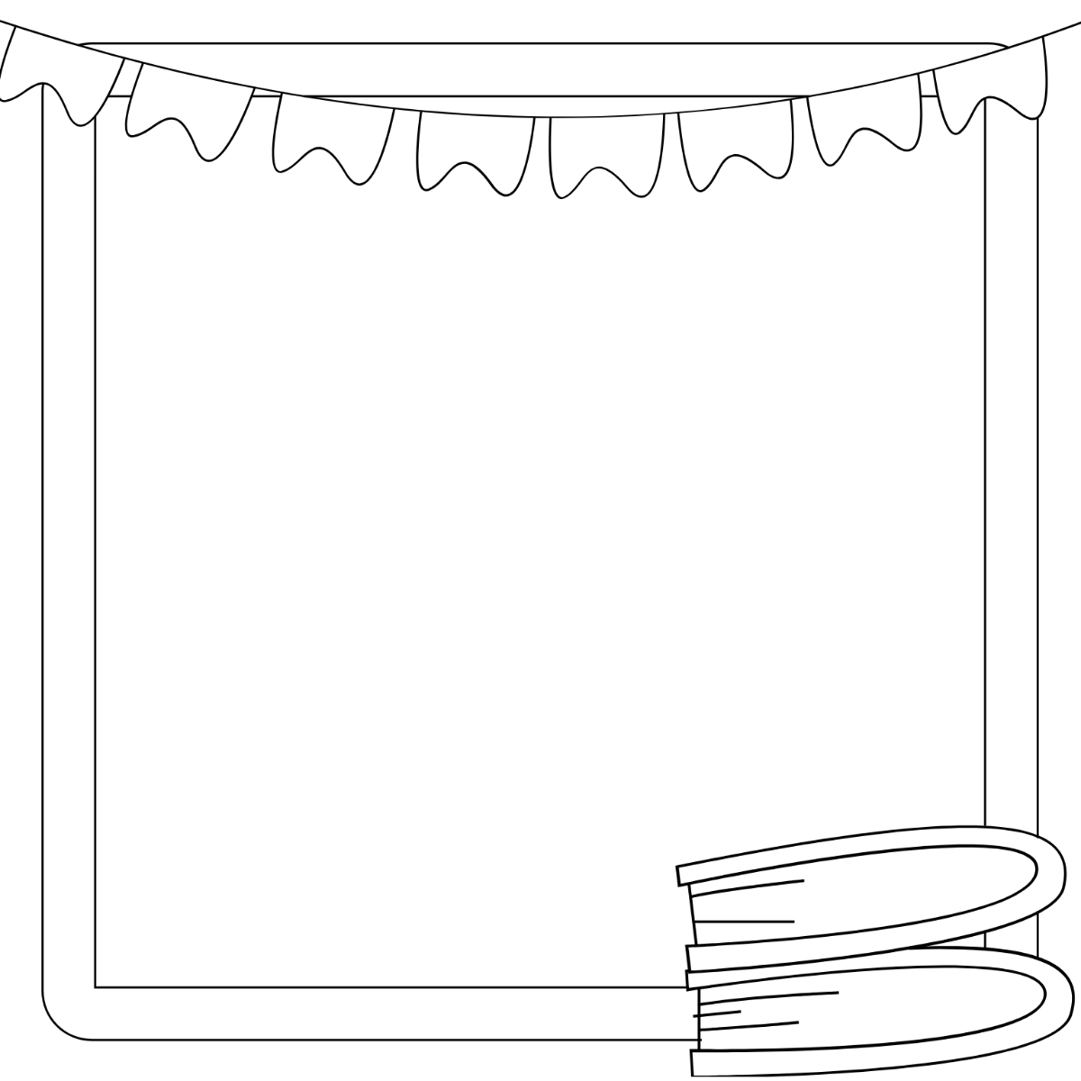 Teachers Day Border Drawing Template - Edit Online & Download