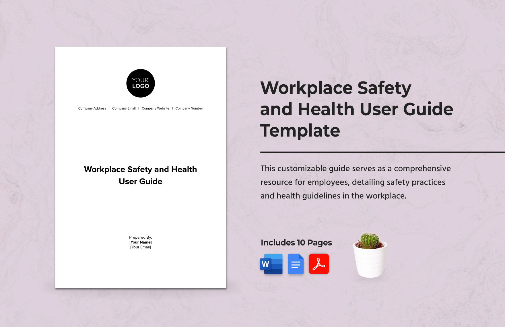 Workplace Safety and Health User Guide Template