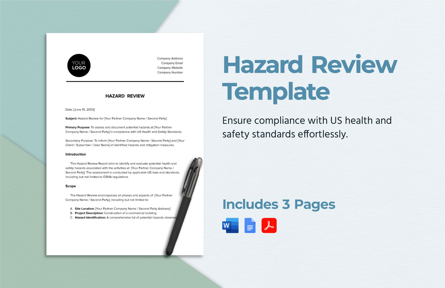 Hazard Review Template