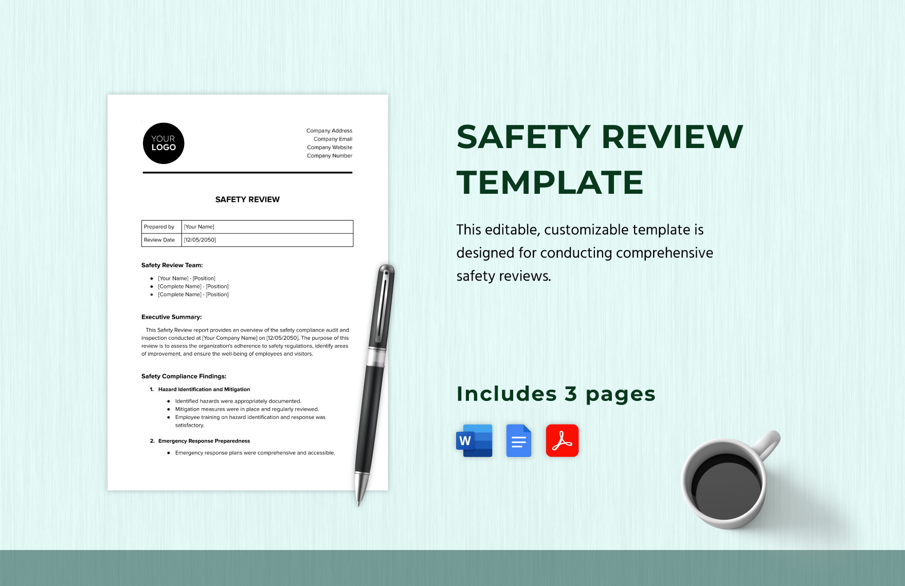 Safety Review Template