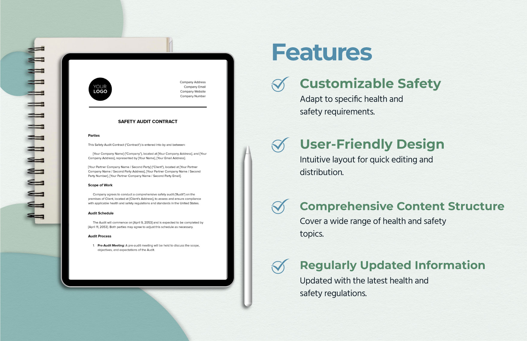 Safety Audit Contract Template