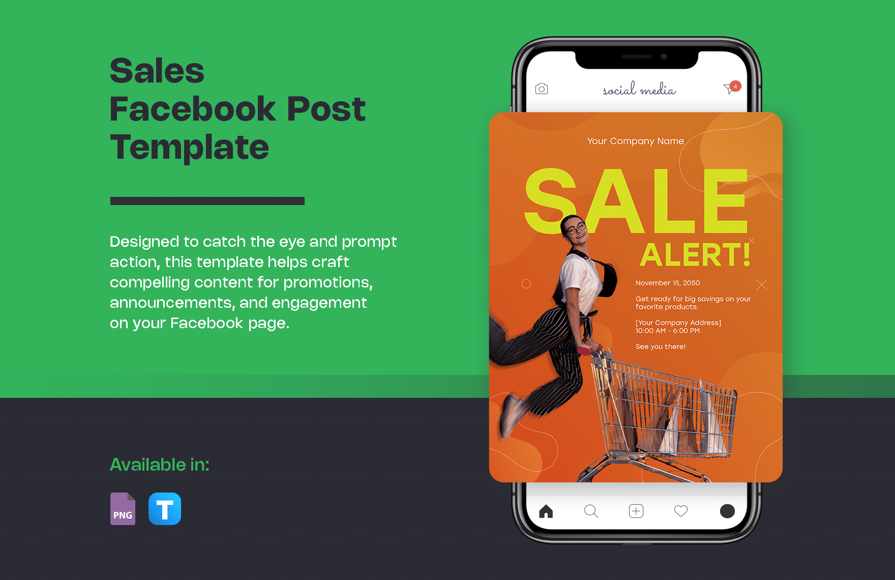 Sales Facebook Post Template