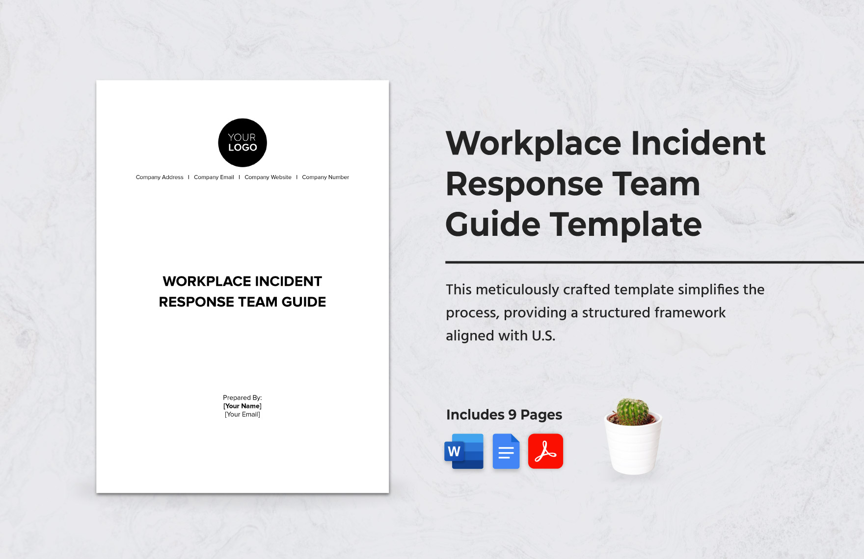 Workplace Incident Response Team Guide Template