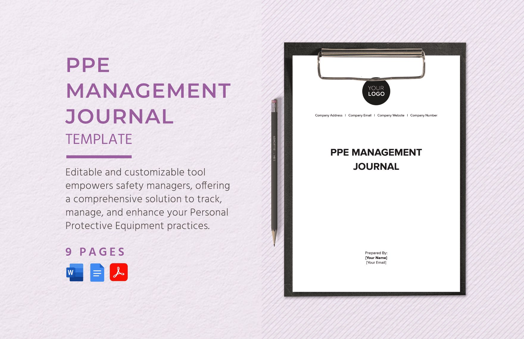 PPE Management Journal Template