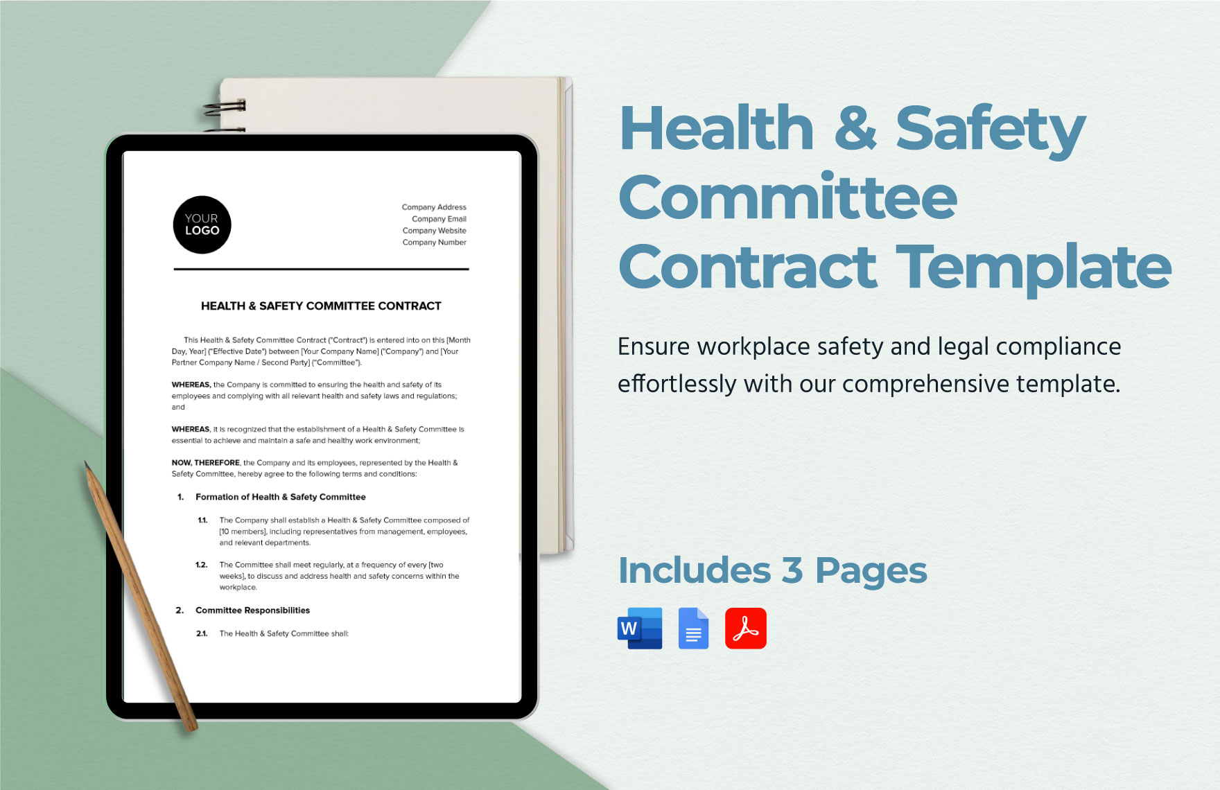 Health & Safety Committee Contract Template