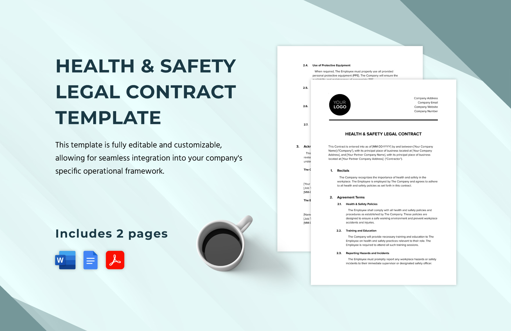 Health & Safety Legal Contract Template