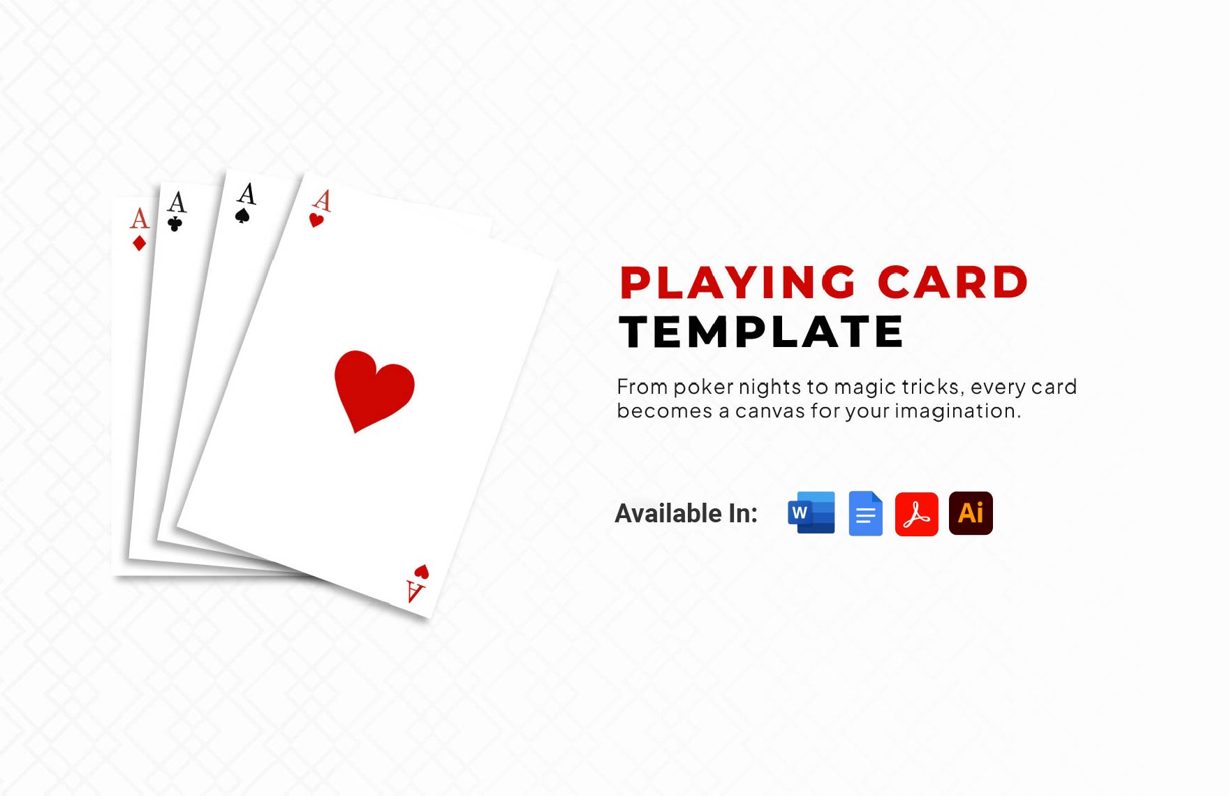 Playing Card Template