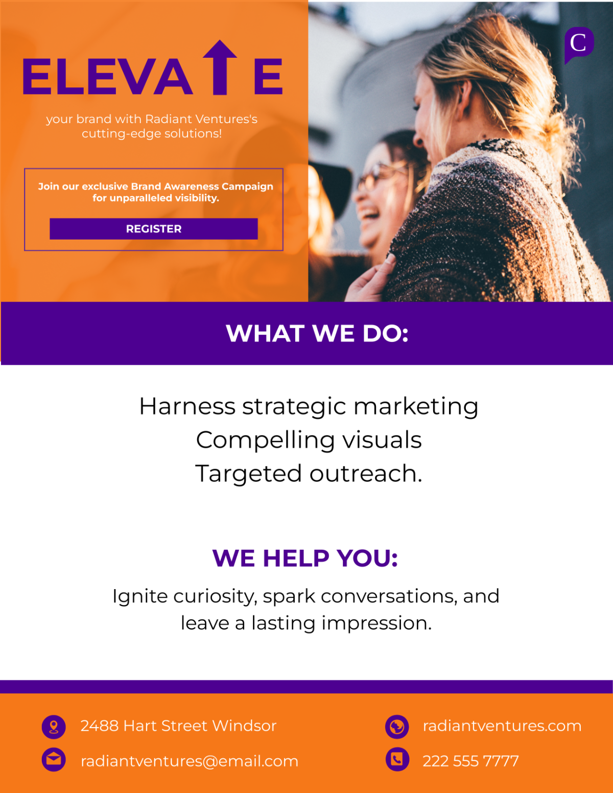 Free Brand Awareness Campaign Flyer Template