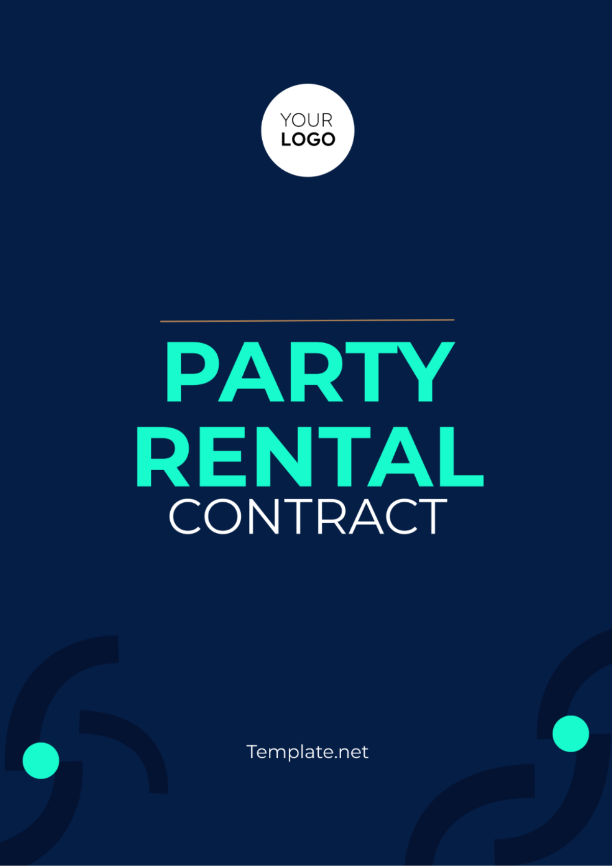 Free Party Rental Contract Template - Edit Online & Download | Template.net