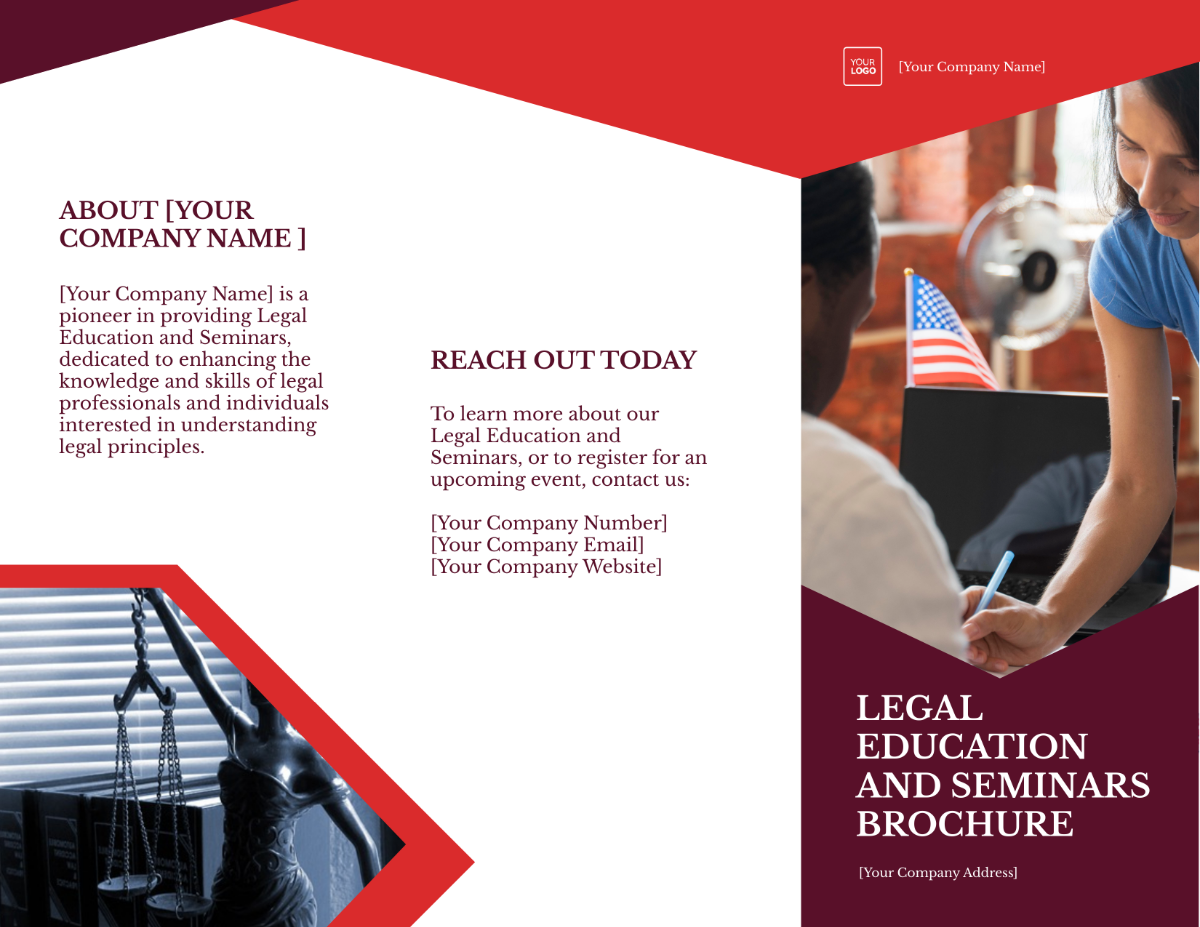 Free Legal Education and Seminars Brochure Template - Edit Online ...