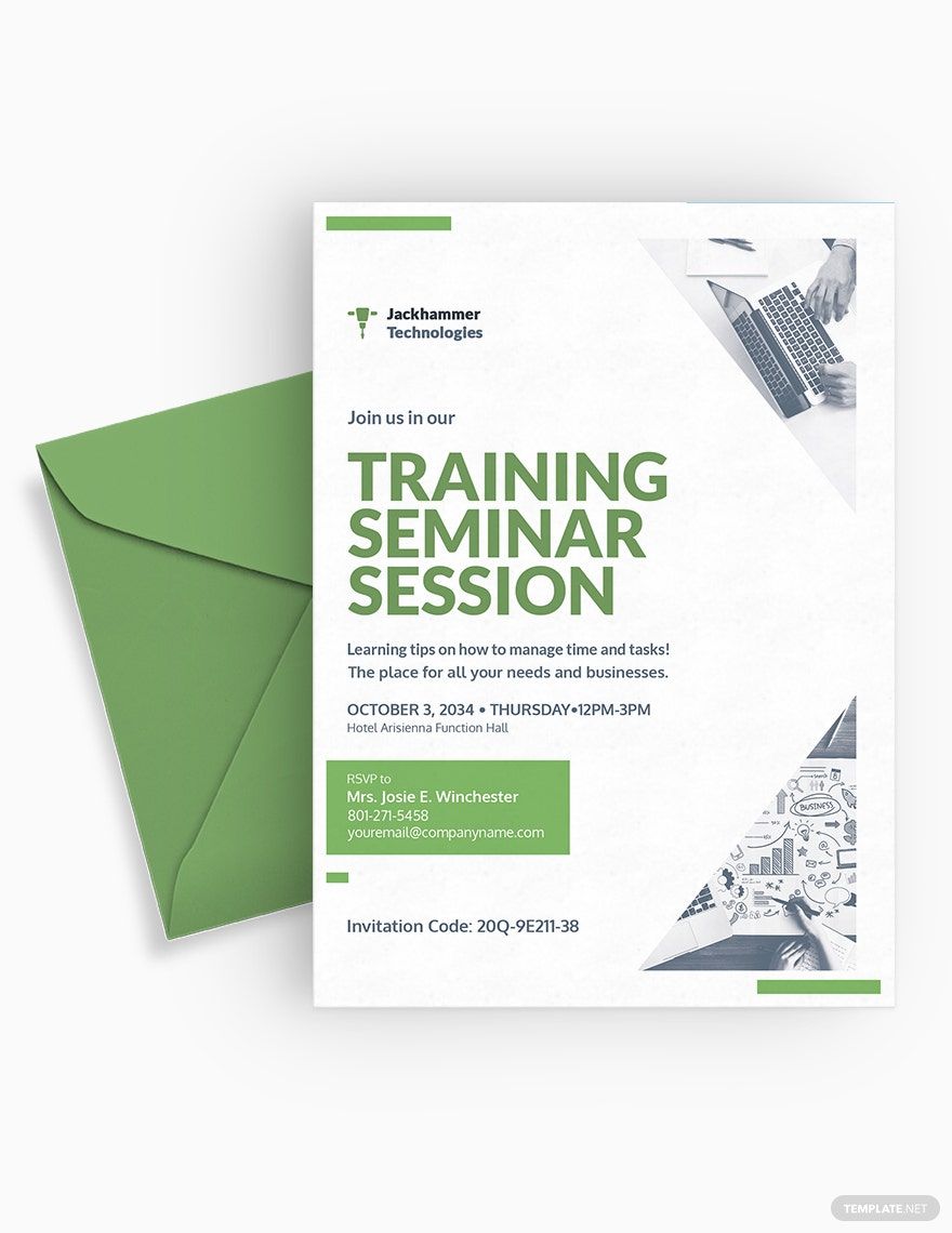 Training Invitation Template